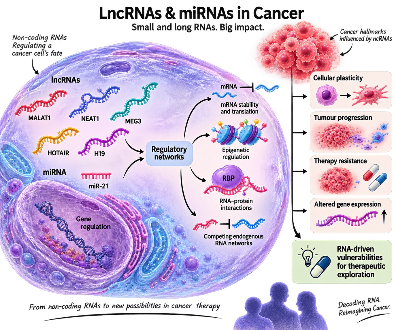 LncRNAs and miRNAs in cancer